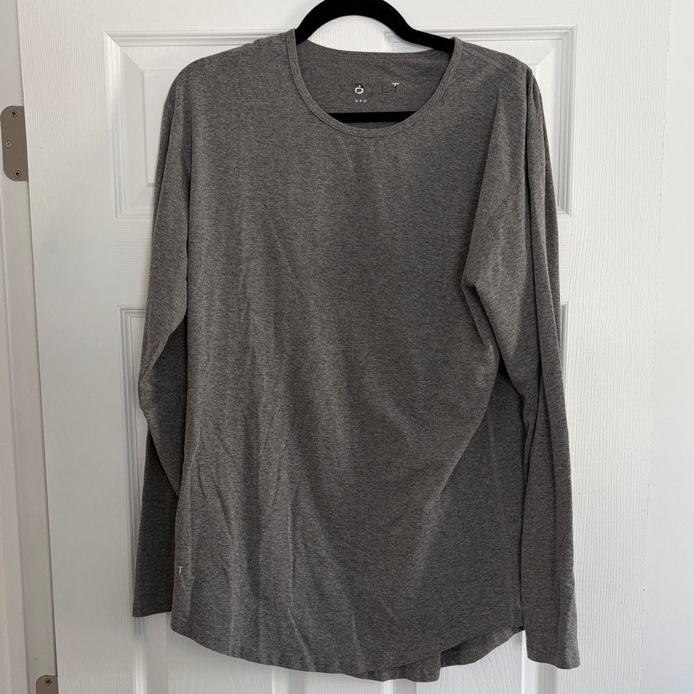 BYLT Gray Long Sleeve Men's Shirt